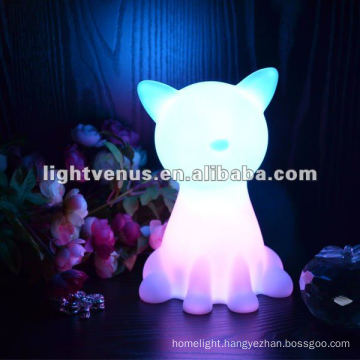 BSCI certified manufactuer RGB Color Changing animal led night light for kids